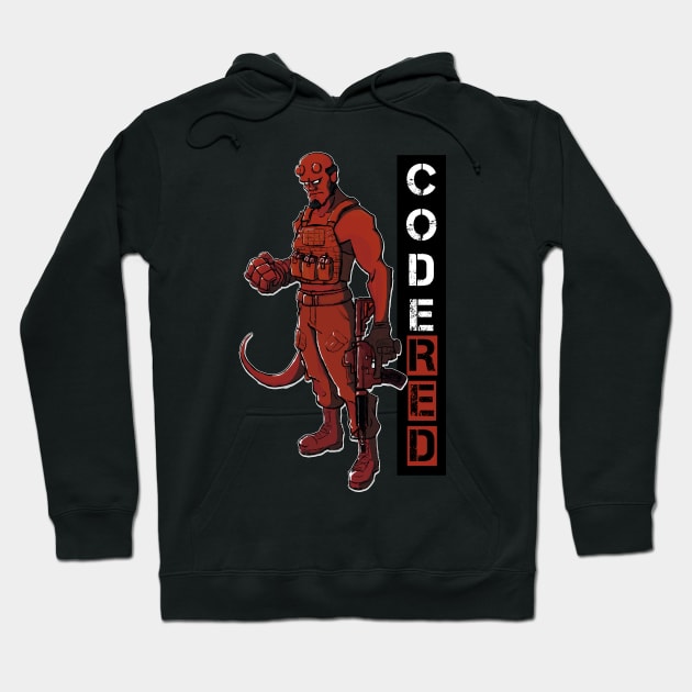 Code Red Hoodie by noturnastudios